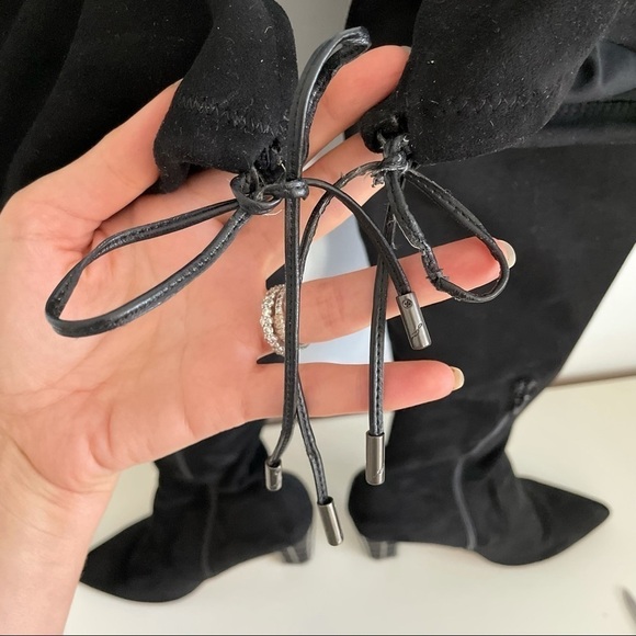 B Brian Atwood Synthetic Marney Caged Heel Over-the-knee Boots sz 10 - Picture 12 of 12